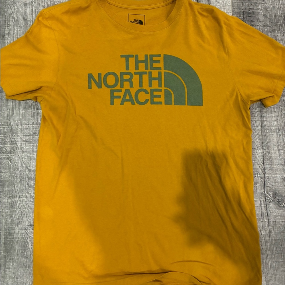 The North Face Yellow Logo Graphic Tee